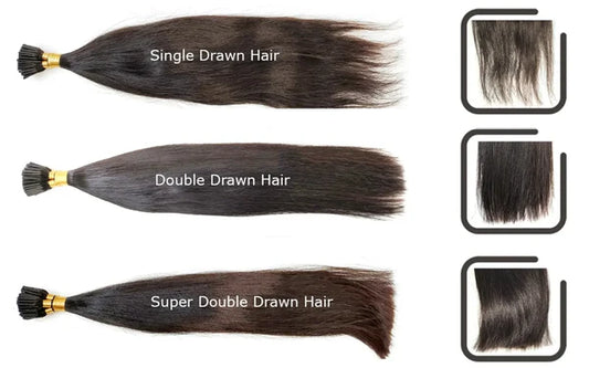 Double Drawn Deep Wave Bulk Human Hair For Braiding