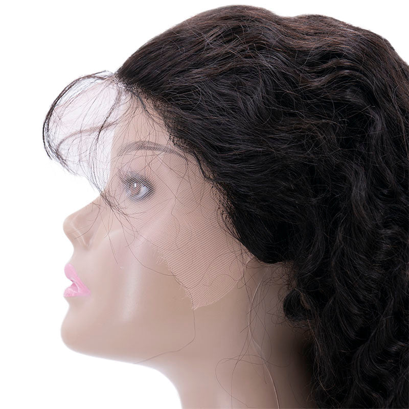 Honey HD Deep Wave Lace Front Wig