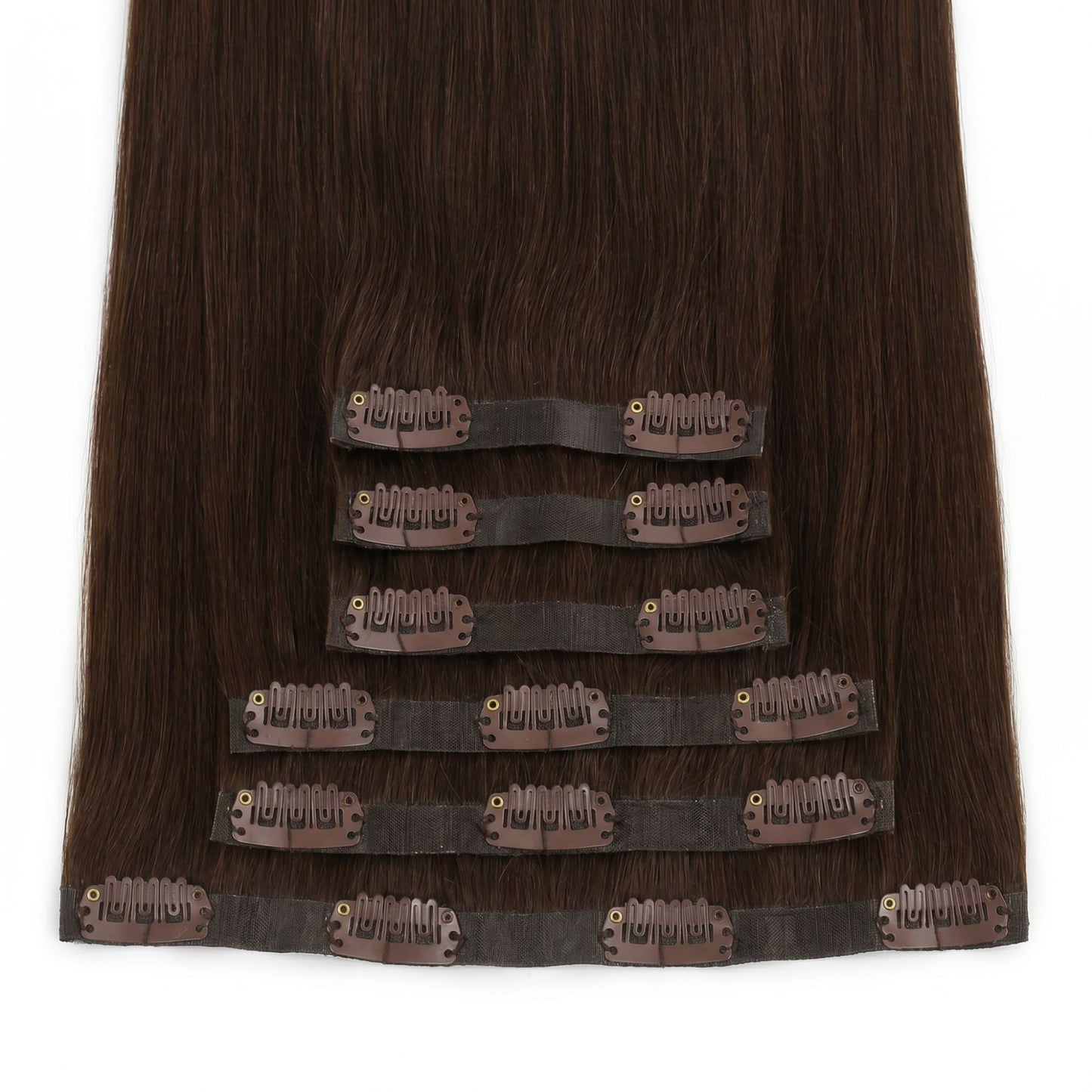 Dark Brown Seamless Clip-ins