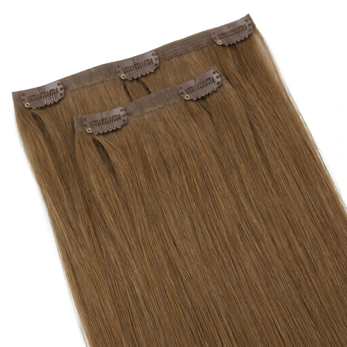Medium Chestnut Brown Seamless Clip-ins