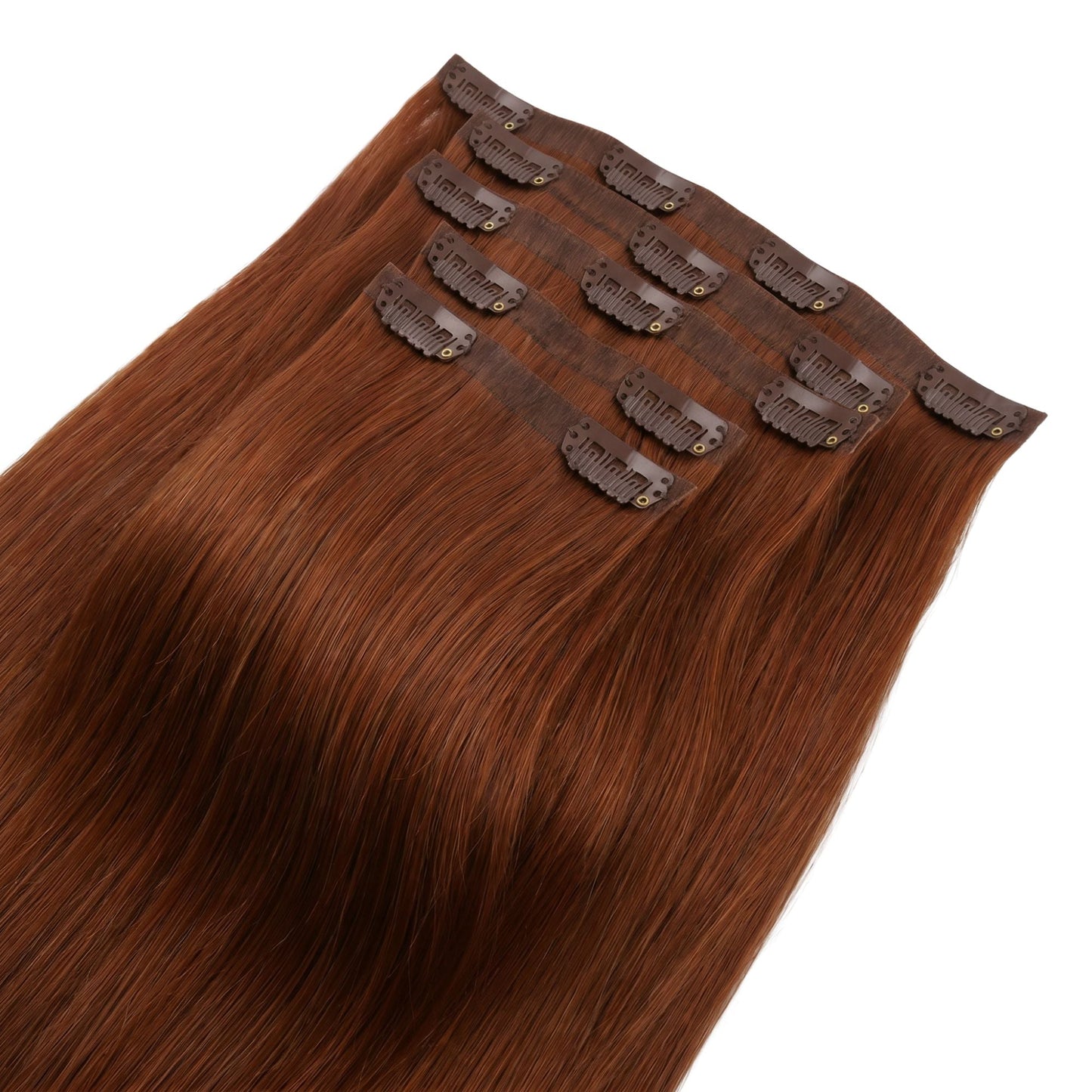 Rich Copper Auburn Seamless Clip-ins
