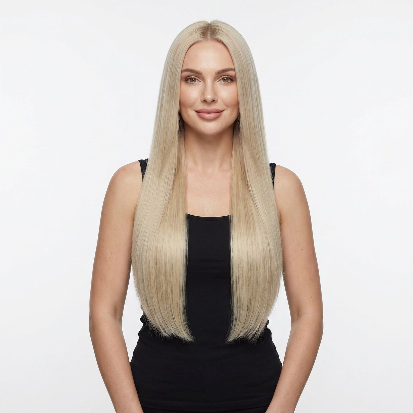 Warm Honey Blonde Invisible Clip-ins