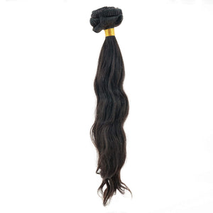 Honey Indian Curly Natural Black Clip-in Extensions